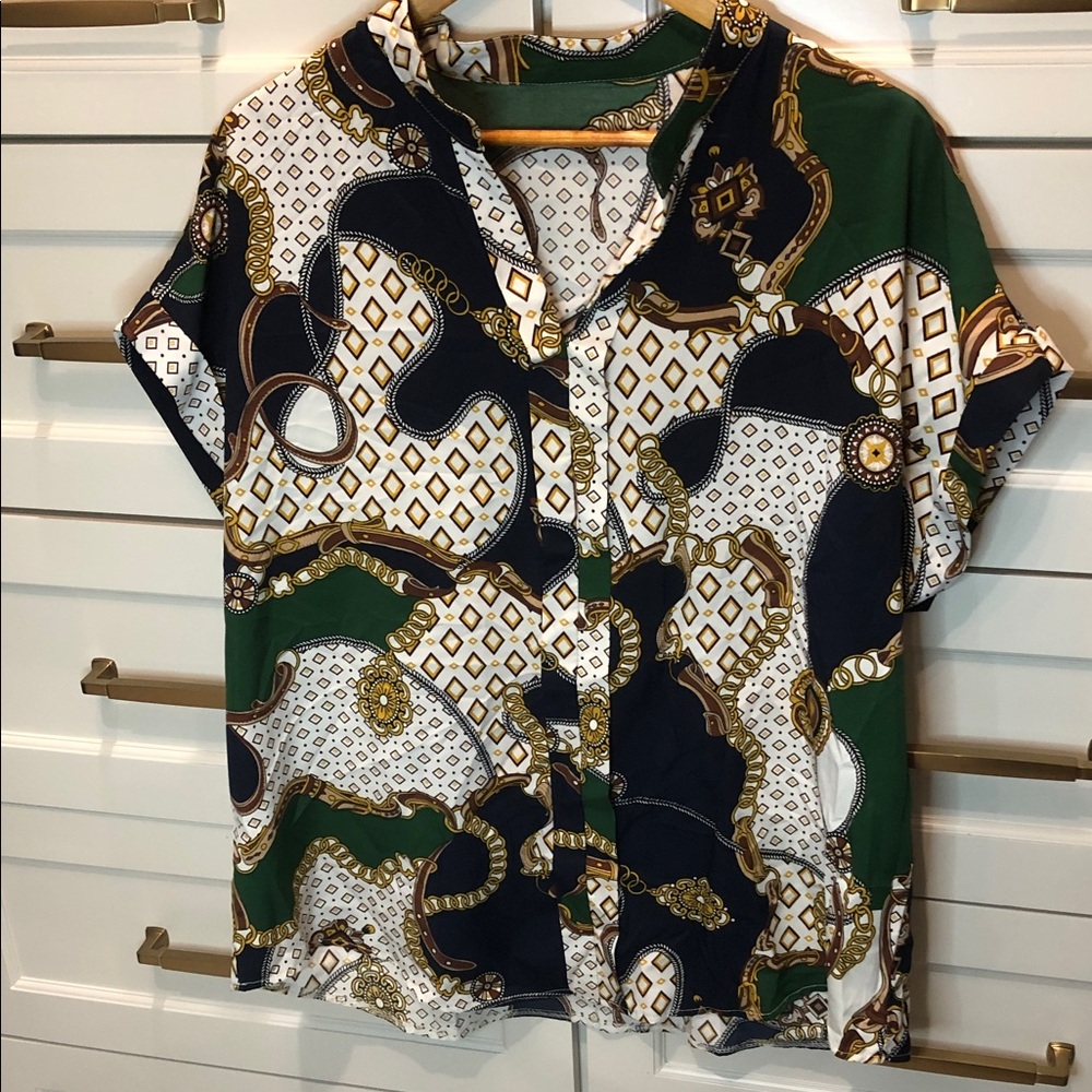 Shein Curve blouse 2XL